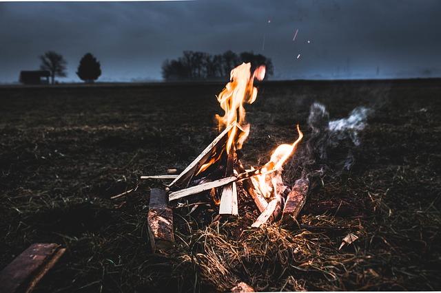 Wilderness Survival with a fire