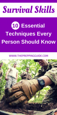 Survival Techniques Top 10 Important Survival Skills The Prepping Guide