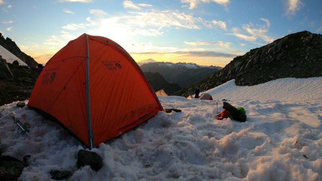 Snow camping