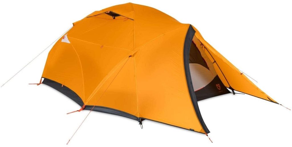 mustard colored tent