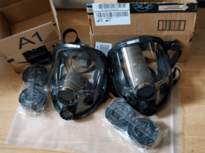 NORTH Honeywell 7600 Full Facepiece Silicone Respirator