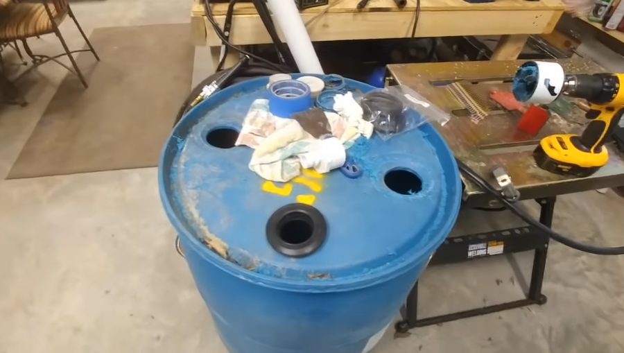 Prepare the biogas digester.