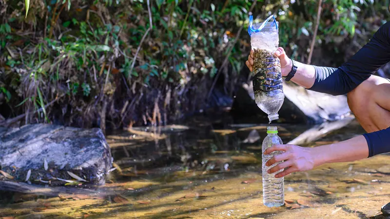 Water filtering to make it clean
