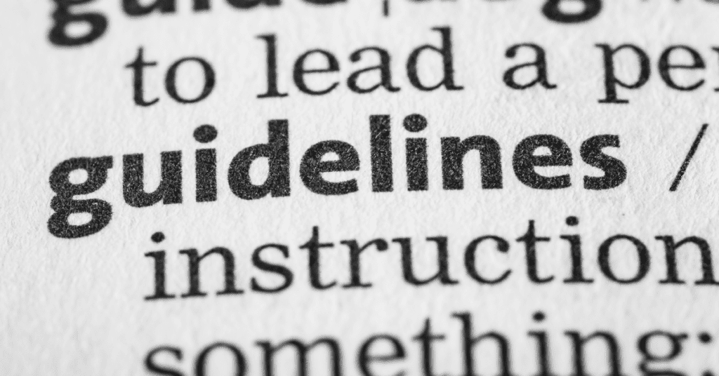 guidelines
