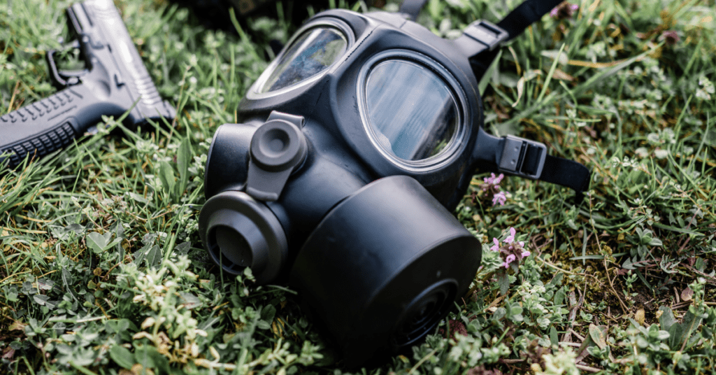 a military mask